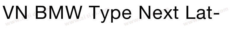 VN BMW Type Next Lat字体转换